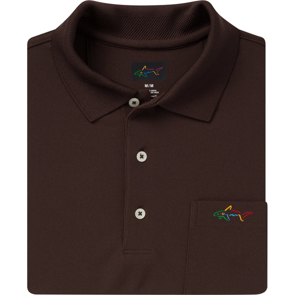 Pocket Pique Shark Polo