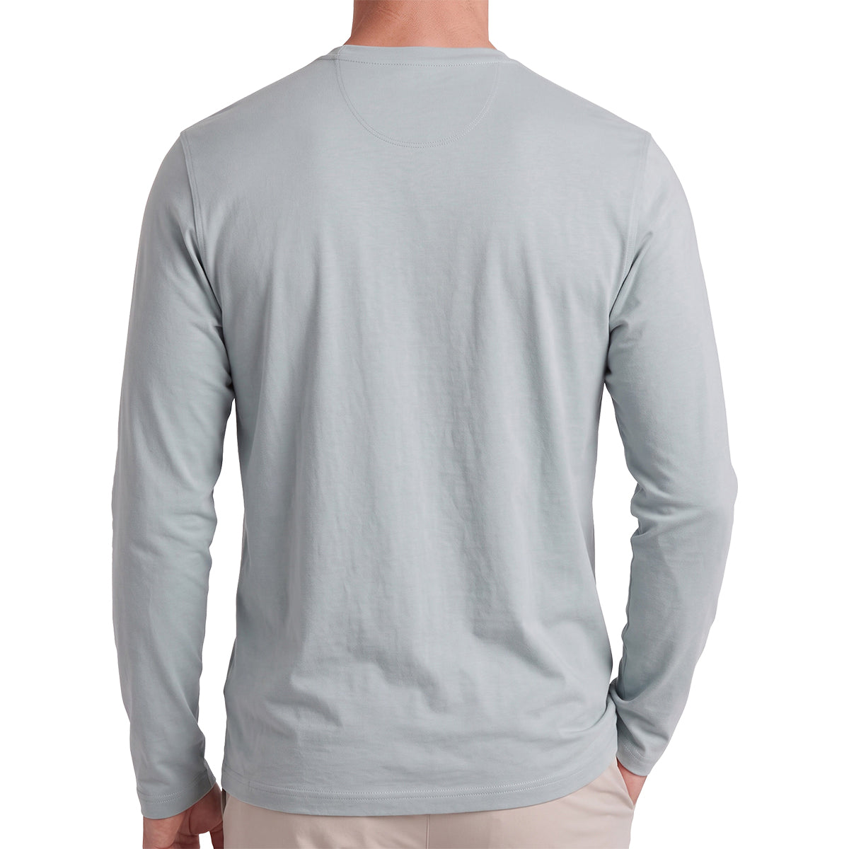 Soft Cotton Long Sleeve Shark Tee – Greg Norman Collection