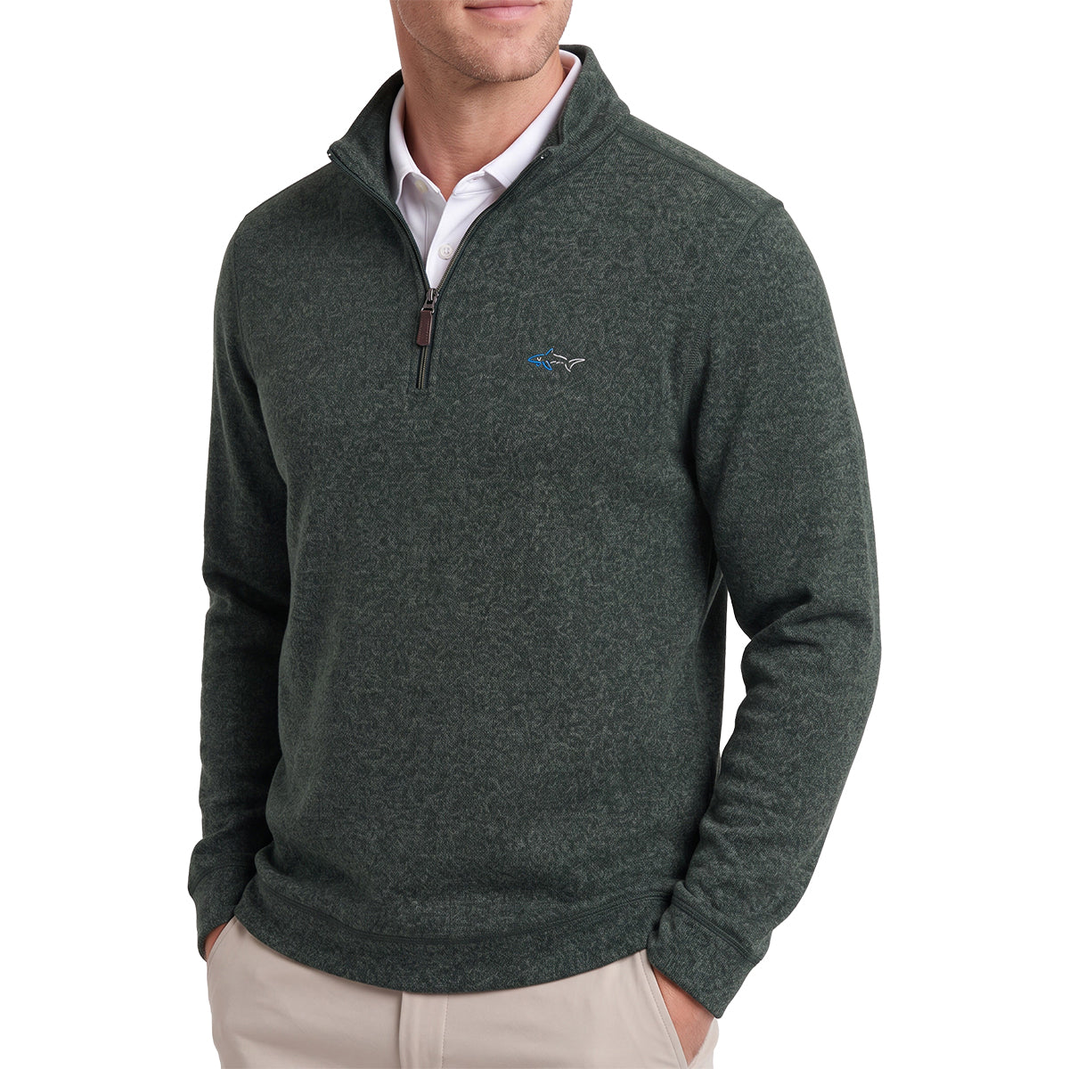 Cozy Shark Quarter Zip – Greg Norman Collection