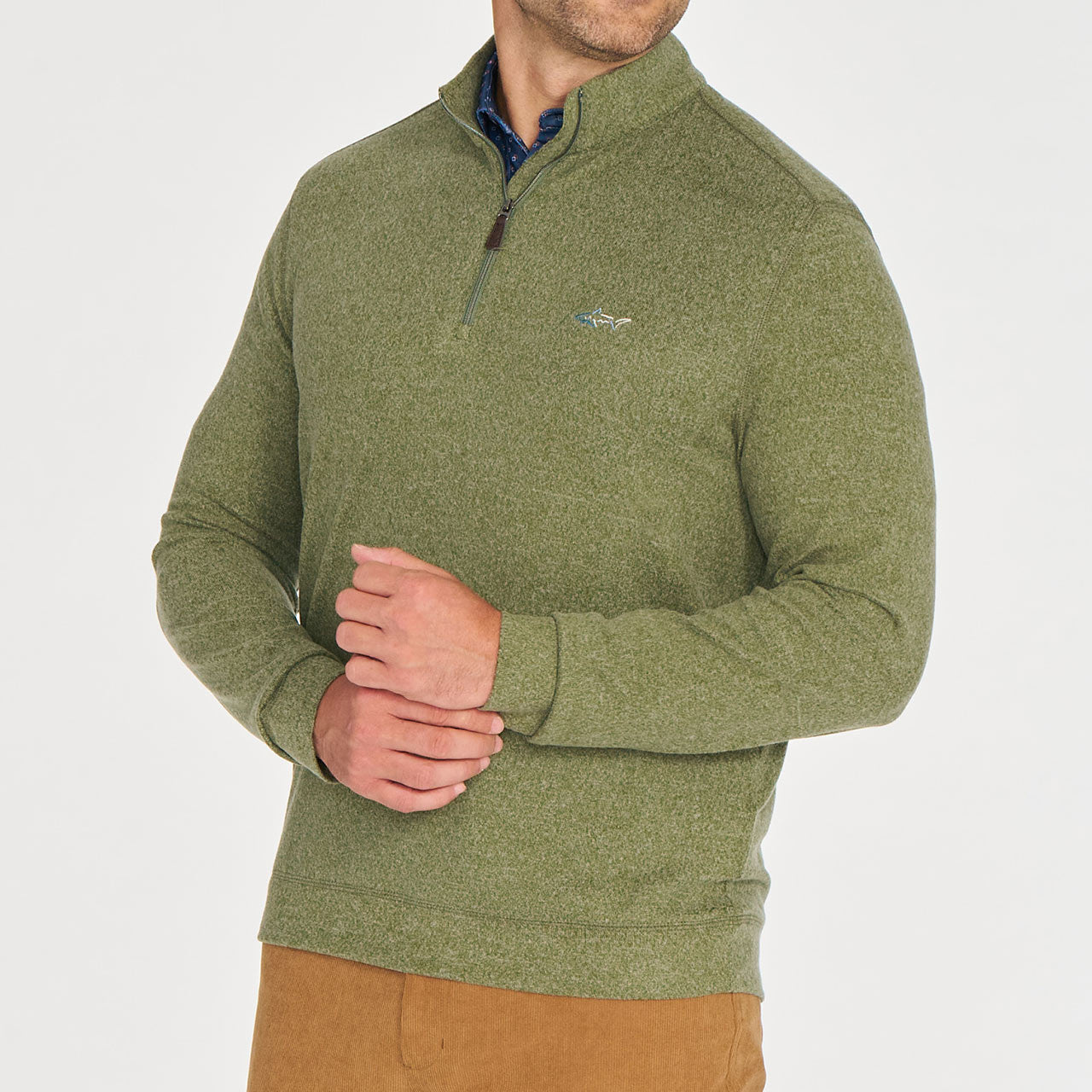 Cozy Shark Quarter Zip – Greg Norman Collection