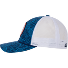 TROPICAL BLUE/WHITE
