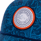 TROPICAL BLUE/WHITE