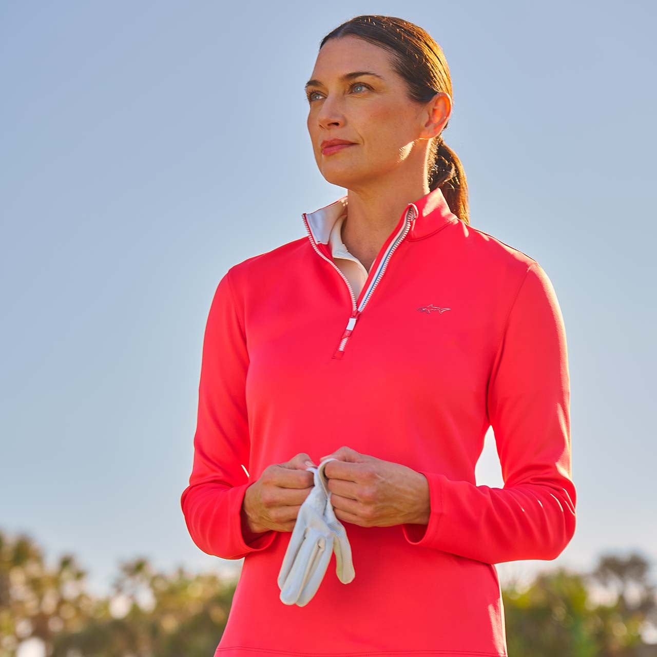 Women's Coastal Quarter Zip – Greg Norman Collection
