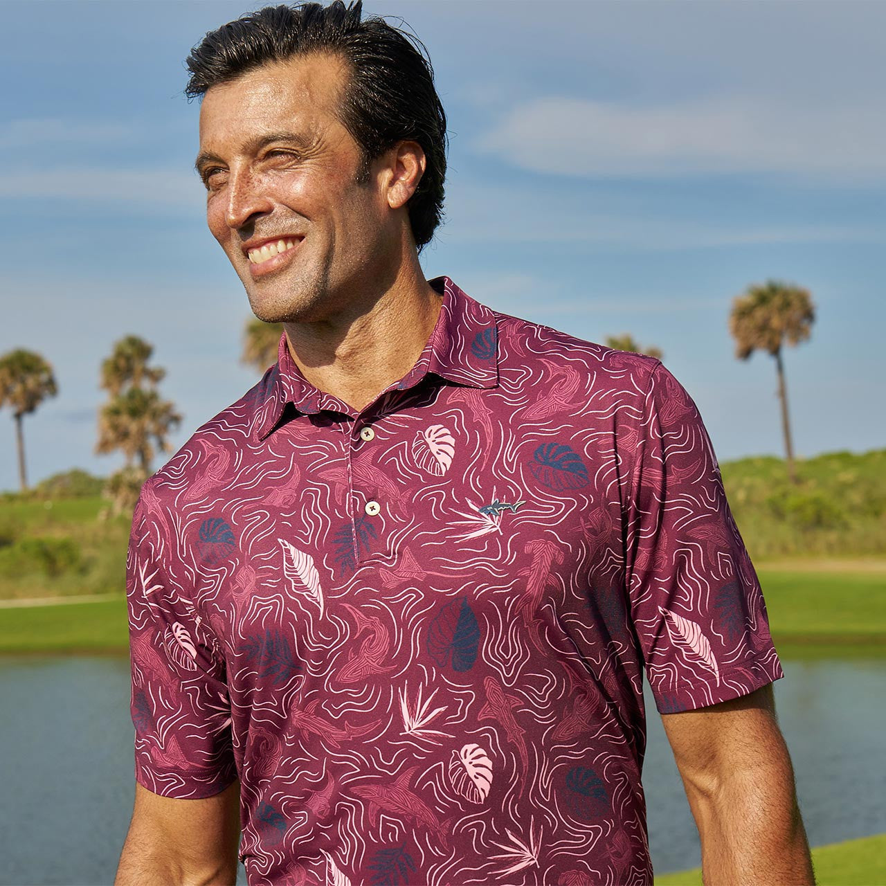 ML75 Tropical Polo – Greg Norman Collection