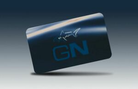 Black and blue GN branded Gift Card